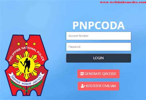 pnpfs portal login|PNP LSaMS .